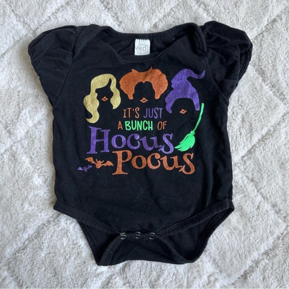 Disney | “It’s just a bunch of Hocus Pocus” Short Sleeve Onesie | Size 80